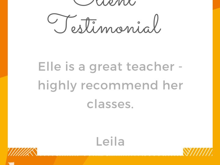 Client Testimonial from Leila