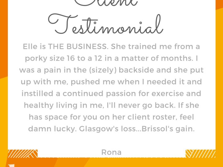 Client Testimonial from Rona
